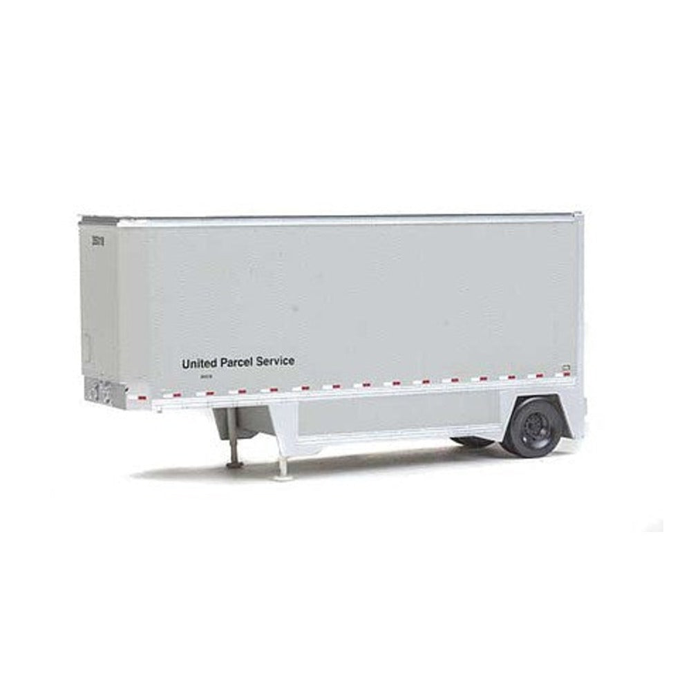 Walthers SceneMaster 949-2550 HO Scale 26' Drop-Floor Trailer 2-Pack UPS
