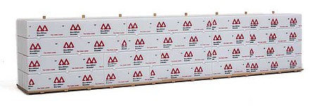 Walthers SceneMaster 949-3123 HO Scale Wrapped Lumber Load for WalthersProto CC&F Bulkhead Flatcar -- MacMillan Bloedel