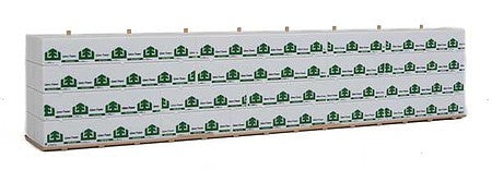 Walthers SceneMaster 949-3126 HO Scale Wrapped Lumber Load for WalthersProto CC&F Bulkhead Flatcar -- West Fraser