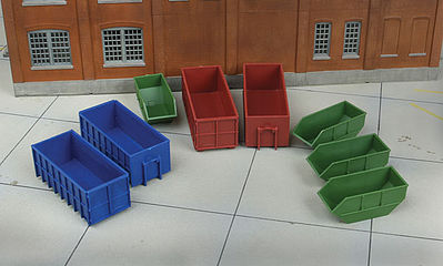 Walthers SceneMaster 4106 HO Industrial Dumpsters Kit