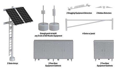 Walthers SceneMaster 4139 HO Modern Trackside Detail Kit