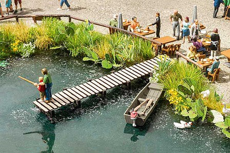 Walthers SceneMaster 4156 HO Small Shoreline Pier Kit