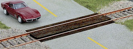 Walthers SceneMaster 4159 HO Wood Grade Crossing Kit pkg(2)