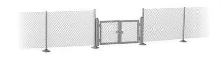 Walthers SceneMaster 4188 HO Metal Industrial Fence Kit
