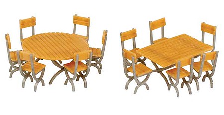 Walthers SceneMaster 4191 HO Tables & Chairs Kit