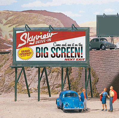 Walthers SceneMaster 4251 HO Roadside Billboards Kit pkg(3)
