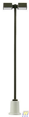 Walthers SceneMaster 949-4320 HO Scale Double-Square Modern Parking Lot Light -- 3-3/4 x 13/16" 9.5 x 2cm