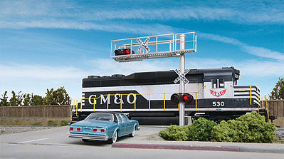 Walthers SceneMaster 4331 HO Cantilever Crossing Signal Single