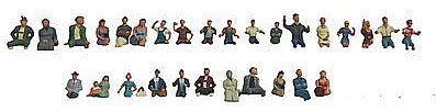 Walthers SceneMaster 6034 HO Seated Coach Passengers pkg(30)