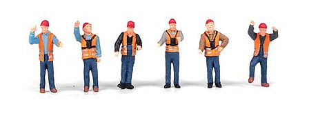 Walthers SceneMaster 6065 HO Railroad Yard Crew pkg(6)