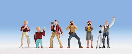 Walthers SceneMaster 949-6077 HO Scale Photographers pkg(6)