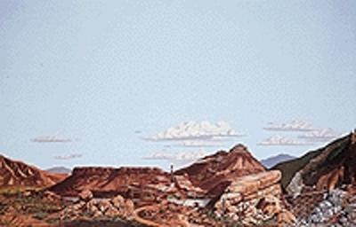 Walthers SceneMaster 703 HO Background Scene Mountain Desert
