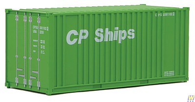 Walthers SceneMaster 8010 HO 20' Container CP Ships