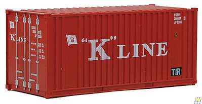 Walthers SceneMaster 8013 HO 20' Container K-Line
