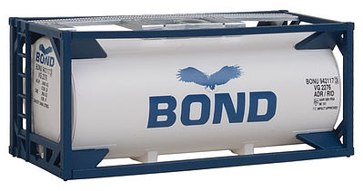 Walthers SceneMaster 8103 HO 20' Tank Container Bond