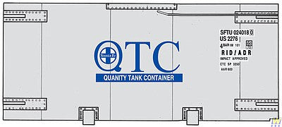 Walthers SceneMaster 8107 HO 20' Tank Container Santa Fe
