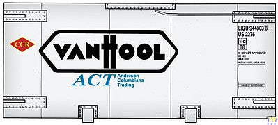 Walthers SceneMaster 949-8111 HO Scale 20' Tank Container - Kit -- Vanhool