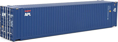 Walthers Scenemaster 8568 HO Scale 45' CIMC Container - Assembled -- American President Lines (blue, small logo)