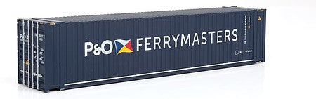 Walthers SceneMaster 949-8573 HO Scale 45' CIMC Container - Assembled -- P&O Ferrymaster (blue, white)