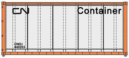Walthers SceneMaster 8653 HO 20' Smooth Container CN
