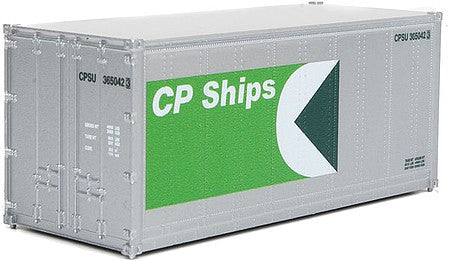 Walthers SceneMaster 8662 HO 20' Smooth Container CP Ships
