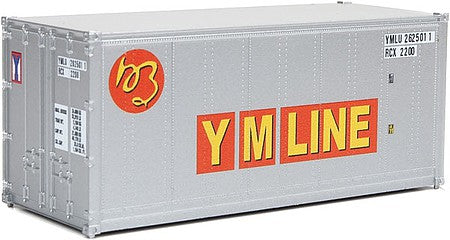 Walthers SceneMaster 949-8667 HO Scale 20' Smooth-Side Container YM Line