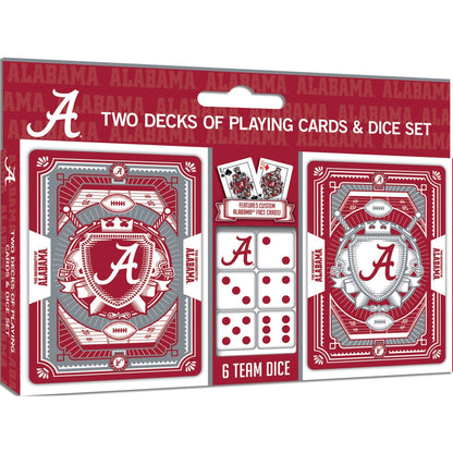 Alabama Crimson Tide - 2-Pack Playing Cards & Dice Set by MasterPieces Puzzle Company INC