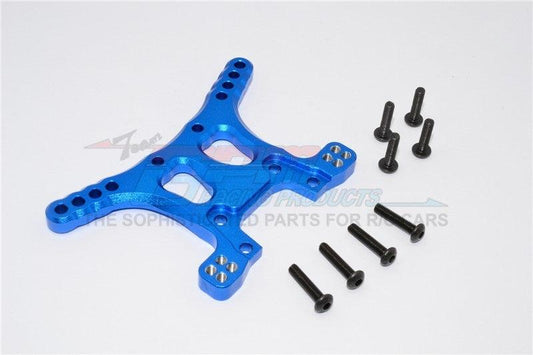 GPM XO030-BLUE ALUMINUM REAR ADJUSTABLE SHOCK TOWER TRAXXAS XO-01 SUPERCAR