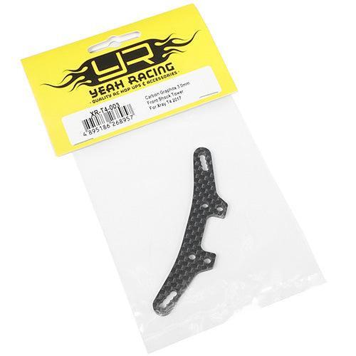 Yeah Racing XR-T4-003 Carbon Graphite 3.0mm Front Shock Tower Xray T4