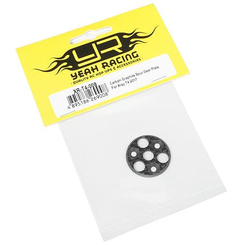 Yeah Racing XR-T4-008 Carbon Graphite Spur Gear Plate Xray T4