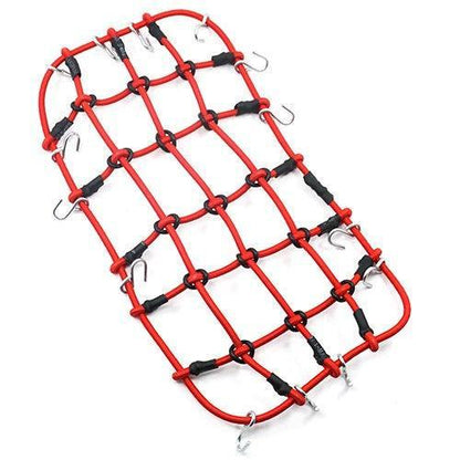 Yeah Racing 1/10 RC Crawler Scale Accessory Luggage Net 200mm x 110mm Red