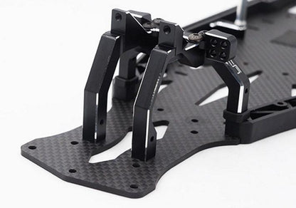 Yeah Racing Aluminum Suspension /Steering Performance Upgrade Black Yokomo YD2