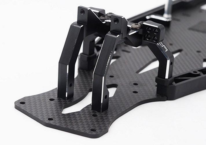 Yeah Racing Aluminum Suspension /Steering Performance Upgrade Black Yokomo YD2