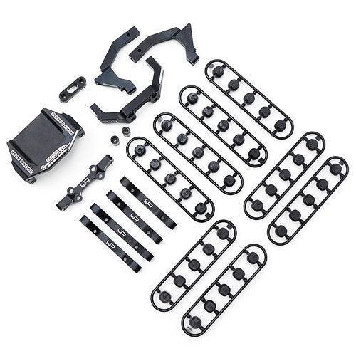 Yeah Racing Aluminum Suspension /Steering Performance Upgrade Black Yokomo YD2