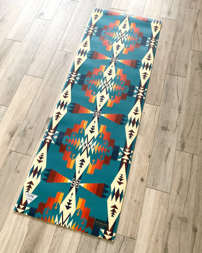 Pendleton x Yune Yoga Tucson Turquoise Mat 5mm by Yune Yoga