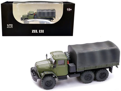 ZIL 131 Cargo Truck Green with White Stripes "Ukrainian Ground Forces" 1/72 Diecast Model by Legion  free shipping USA