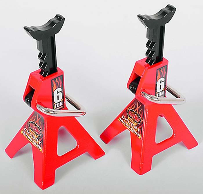 RC4WD ZS0588 Chubby 6 Ton Scale Jack Stands Pair SCX10 Wraith Gelande RC Truck